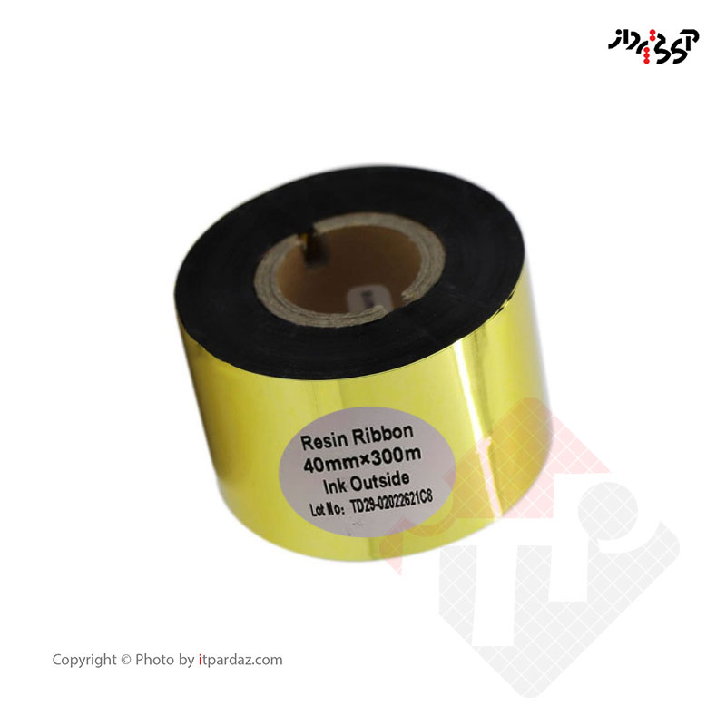 ریبون پرینتر لیبل زن مدل 40mm x 300m رزین (40*300)