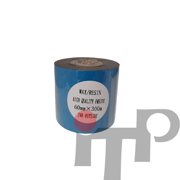 ریبون پرینتر لیبل 60mm * 300m وکس رزین (300*60)