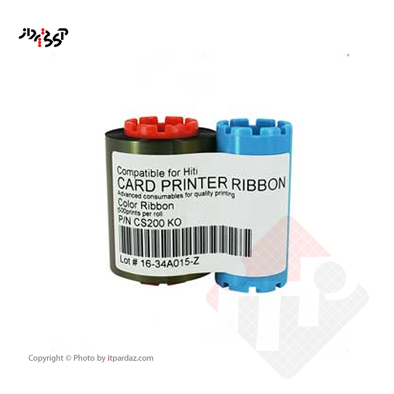 ریبون مشکی پرینتر کارت هایتی مدل CS200 KO اورجینال