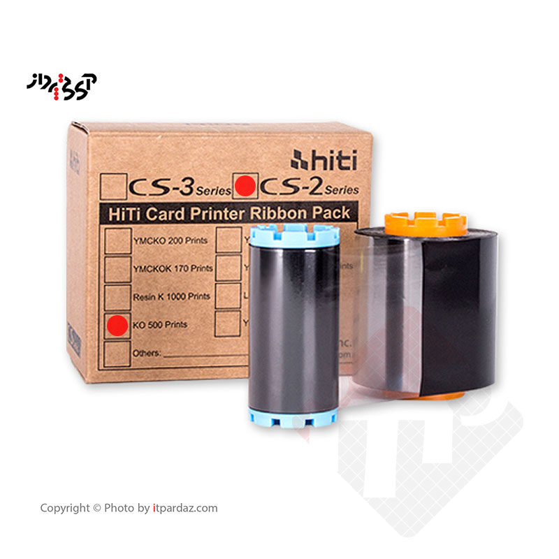 ریبون مشکی پرینتر کارت هایتی مدل CS200 KO اورجینال
