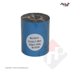 ریبون پرینتر لیبل 80mm * 300m / وکس رزین (80*300)