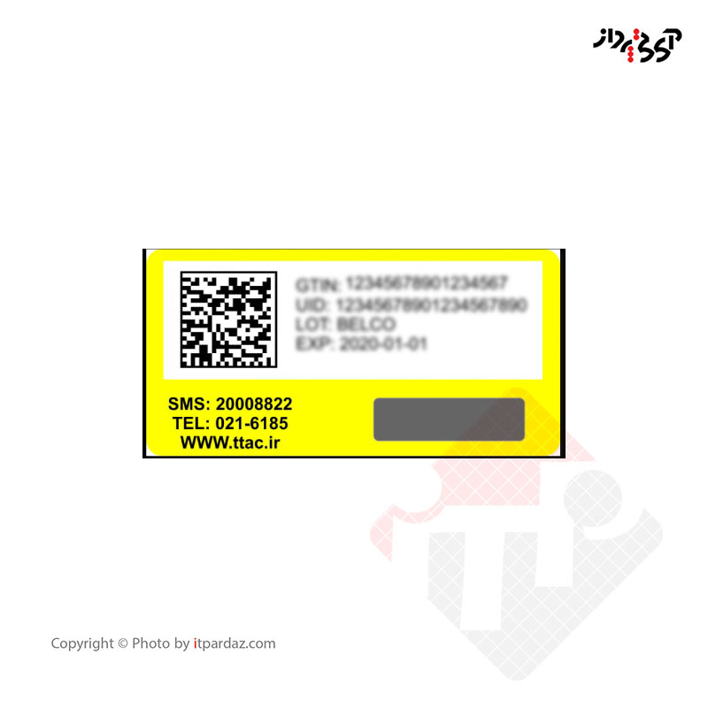 لیبل (برچسب) اصالت کالا 20×40 چهار ردیفه