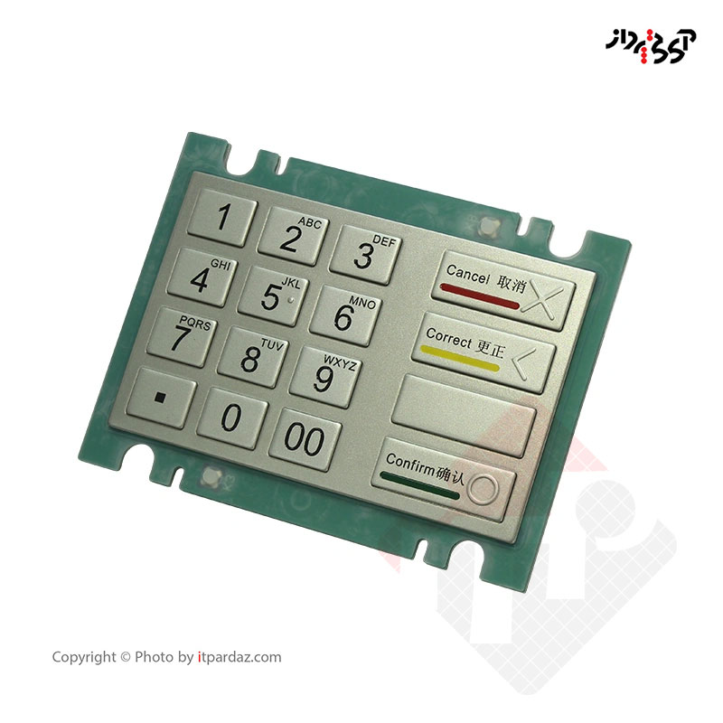 پین پد کیپد متال 16 کلید با رمزگذاری Wincor Nixdorf J6 EPP Pinpad E6020